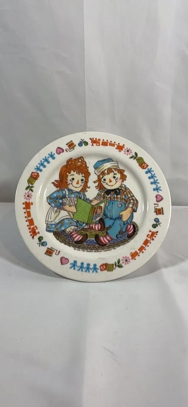 Raggedy Ann & Andy 1969 Collectible Plate